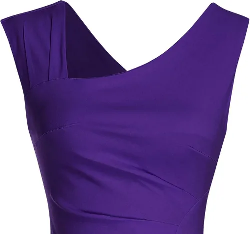 Miniatura 5 de MUXXN - Vestido de estilo retro de los años 50 sin mangas para mujer, estilo ejecutivo en forma de lápiz