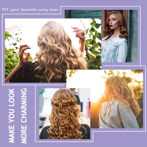 Miniatura 2 de 60 varillas flexibles para rizar, de espuma giratoria, sin calor, rodillos de pelo y peine de cola de rata de acero para cabello largo y corto