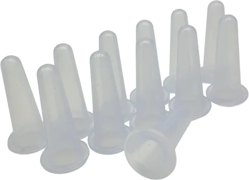 Miniatura 12 de COOL & FRESH Vasos de silicona al vacío anticelulitis para masajes – Juego de 6 piezas para masajes corporales, normales corporales, faciales