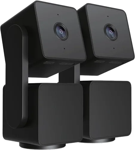 WYZE Cam Pan v3 Interior/Exterior IP65 1080P 360° Pan/Tilt/Zoom WiFi Cámara de Seguridad Inteligente para el Hogar, Seguimiento de Movimiento para