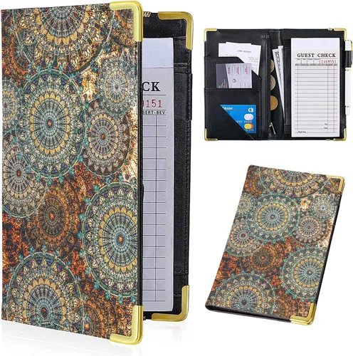 Miniatura 10 de Organizador de Libros de Servidor con Frases Positivas, Libros de Servidor Horizontales para Meseras, Organizador de Personal de Restaurante