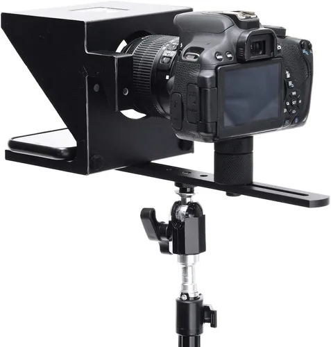 Miniatura 3 de El teleprompter personal compacto original para producción de video. No requiere estudio. Perfecto para réflex digital, cámaras web y cámaras