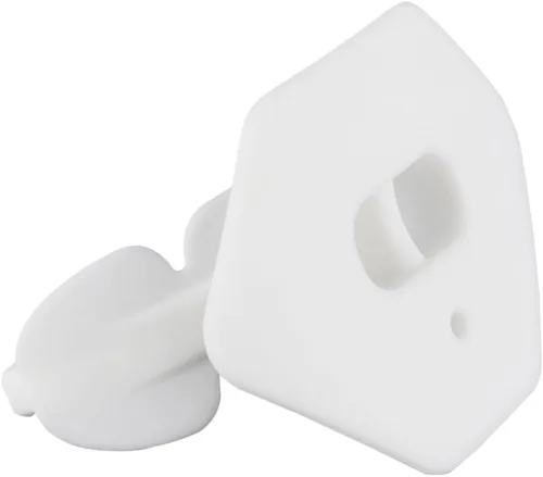 Miniatura 9 de Protector bucal de fútbol, boquilla de fútbol, transpirable, con protector de labios, correa de casco incluida, para jóvenes y adultos (negro)
