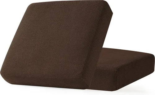 Miniatura 115 de CHUN YI - Funda elástica de cojín para sofá biplaza, funda de asiento de sofá con tela jacquard de elastano (mediana, color marfil blanco)