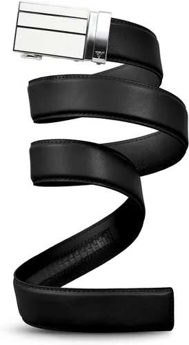Miniatura 8 de Mission Belt Cinturón de trinquete de cuero para hombre, colección 3Bar