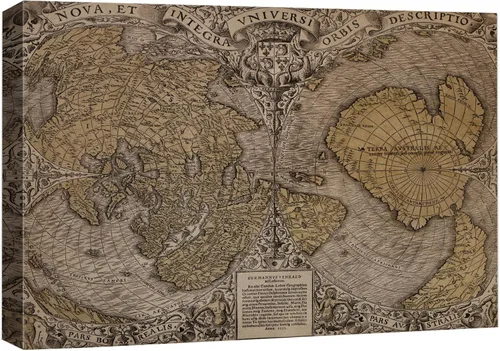 Miniatura 30 de wall26 - Cuadro en lienzo para pared, bandera americana sobre mapa de Estados Unidos en panel de madera, ilustraciones culturales de arquitectura