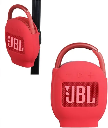 Miniatura 17 de Hermitshell Estuche de transporte de silicona de repuesto para altavoz Bluetooth inalámbrico JBL Clip 3 portátil e impermeable (negro camuflaje)