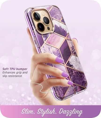Miniatura 3 de i-Blason Cosmo - Funda para iPhone 13 Pro Max [Protector de Pantalla Integrado] [Protección de Grado Militar] Funda Protectora Delgada de Cuerpo