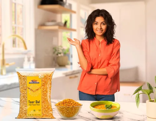 Miniatura 6 de Rani Toor Dal (Split Pigeon Peas) 32 oz (2 libras) 31.99 oz ~ Todo natural, apto para gluten, sin OMG, vegano, origen indio