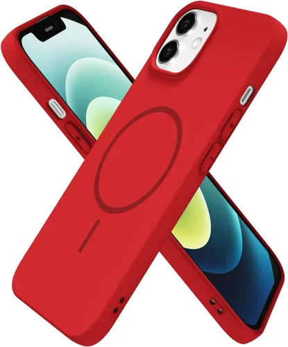 Miniatura 271 de oakxco Funda de silicona Mag Safe para iPhone 17 Pro Max, funda magnética delgada y fina compatible con carga inalámbrica MagSafe, bonita funda Negro