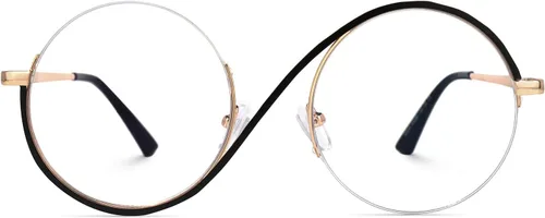 Miniatura 2 de VOOGLAM Gafas para mujer con montura redonda transparente Manley