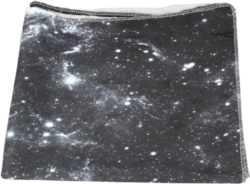 Miniatura 4 de VAKADO Tapiz de noche estrellada con luna para dormitorio, tapiz estético blanco y negro, para colgar en la pared, galaxia, estrellas, decoración