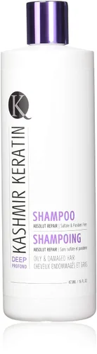 Miniatura 3 de Kashmir Keratin Champú profundo para cabello graso y dañado sin sulfatos ni parabenos NUEVA PRESENTACIÓN (8 fl oz)