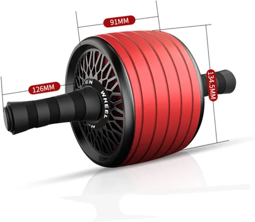 Miniatura 8 de Zerodeko Silent Ab Roller - Dispositivo de fitness para gimnasio en casa, asas antideslizantes, entrenador de núcleo ligero para hombres y mujeres