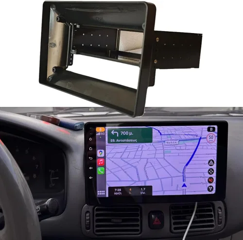 9 pulgadas universal 1 Din coche estéreo Radio Fascia pantalla táctil Autoradio coche MP5 reproductor adaptador de placa de marco 1din reemplazo de