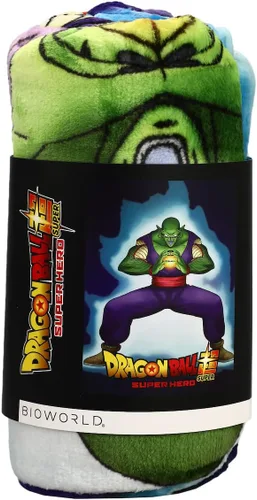 Miniatura 2 de Bioworld Dragon Ball Super Hero Piccolo - Manta con estampado digital, tamaño individual