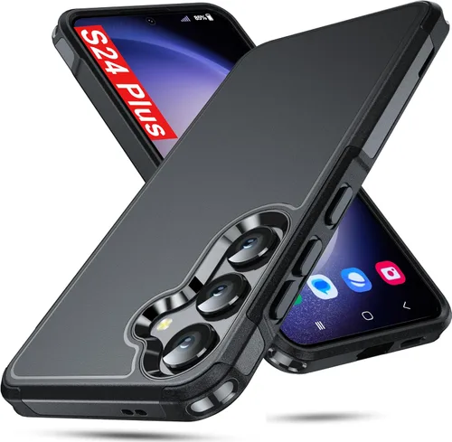 Oterkin Funda para Samsung Galaxy S24 Plus, protección de grado militar de 10 pies, funda S24 Plus [a prueba de golpes] [resistente a las caídas]