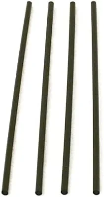 Comet Black Asst - Pajitas delgadas de 8 pulgadas, paquete de 2 (1000 en total)