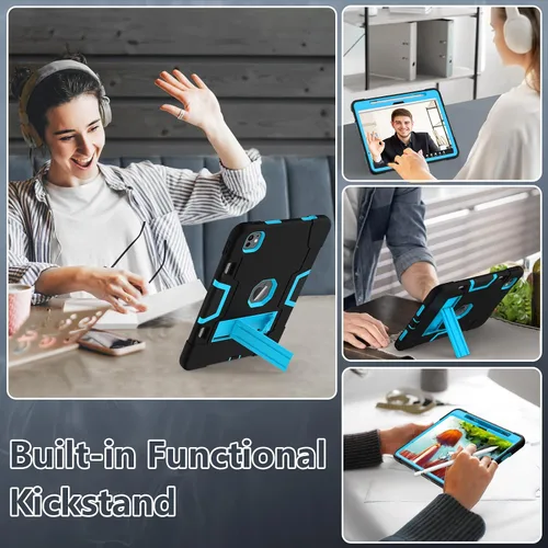 Miniatura 6 de TSQQST Funda para iPad Pro de 11 pulgadas Funda M4 5ª generación 2024, iPad Pro 11 Funda con soporte para lápiz + soporte, funda protectora
