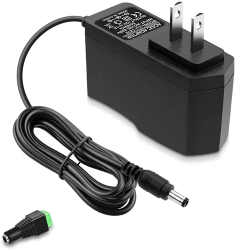 Fuente de alimentación de 12 V 1A, adaptador de CA 100-240 V CA a CC 12 V 1 A adaptador de cable de alimentación 700 mA 500 mA 400 mA 300 mA con