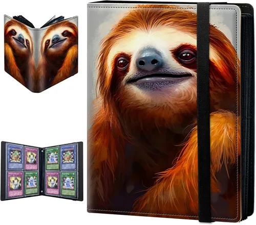 Miniatura 23 de Carpeta para tarjetas intercambiables, 4 bolsillos para tarjetas intercambiables, 160 bolsillos de doble cara, funda para tarjetas