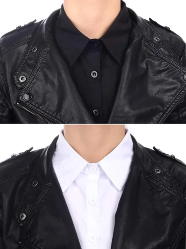 Miniatura 2 de Tatuo Cuello falso de camisa para mujer, 2 unidades, cuello dickey