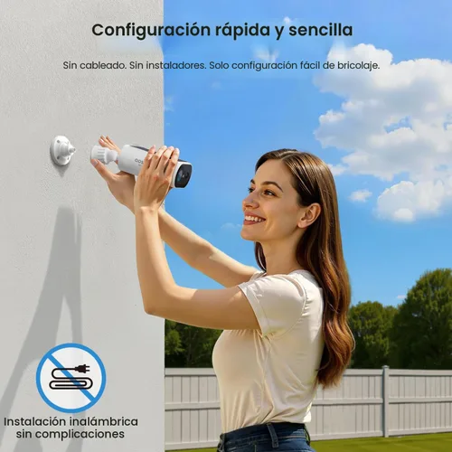 Miniatura 2 de aosu Cámaras de seguridad solares inalámbricas para exteriores, instalación de bricolaje de 2 minutos, no requiere suscripción, cámaras para sistema