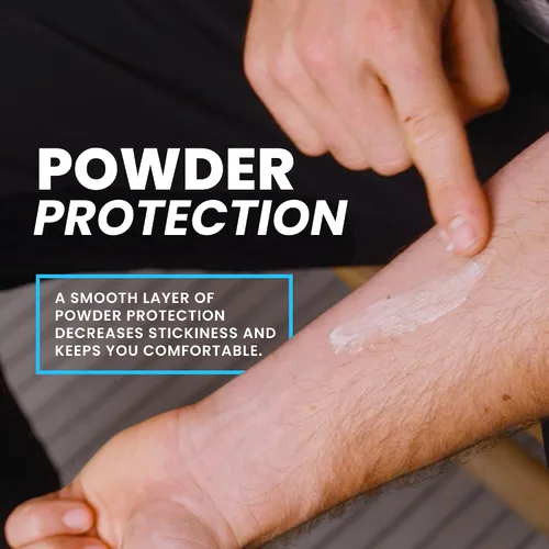 Miniatura 8 de Super Fresh Desodorante de bola para hombres – Protección en polvo Previene partes adhesivas y olores del hombre Sin talco, sin parabenos, sin