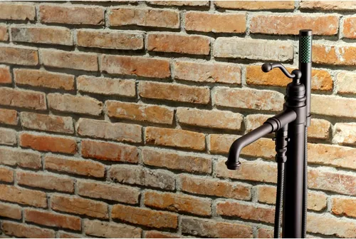 Miniatura 4 de Kingston Brass KS7035ABL - Grifo de bañera independiente con ducha de mano, bronce aceitado