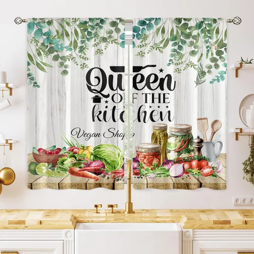 Miniatura 36 de Cortinas de mariposa, mariposa azul, diente de león blanco, románticas, para niñas y mujeres, insonorizadas, aisladas, con bolsillo para barra