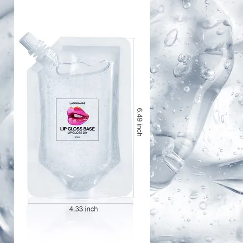 Miniatura 7 de Eakroo 2 unidades de base de brillo labial hidratante, material de aceite, base de maquillaje, base transparente antiadherente para brillo labial