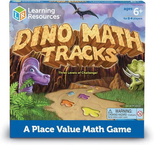 Miniatura 3 de Juego de mesa Dino Math Tracks de Learning Resources