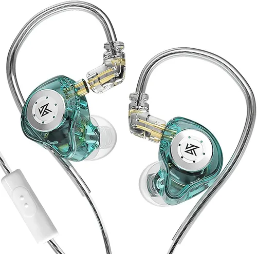 Miniatura 12 de KZ EDX - Monitores intrauditivos, estéreo HiFi para escenario/estudio IEM con aislamiento de ruido con cable deportivo, auriculares con cable Negro