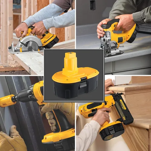 Miniatura 6 de Paquete de 2 baterías de repuesto de 4800 mAh DC9096 para Dewalt 18 V batería NI-MH DC9099 DC9098 DW9099 DW9098
