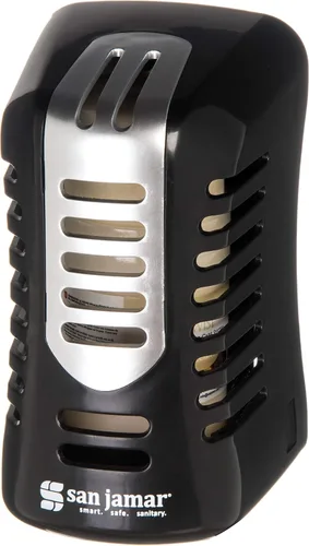 San Jamar WP9070BKSS Arriba Commercial Twist Passive Summit - Dispensador de ambientador, 2.8 x 4.65 x 2.79 pulgadas, negro/inoxidable