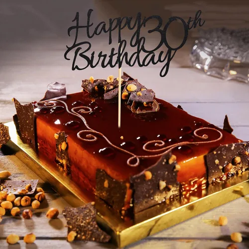 Miniatura 5 de 1 pieza de decoración para pastel de 30 cumpleaños, decoración de pastel de 30 cumpleaños para 30 cumpleaños para 30 saludos a 30 cumpleaños
