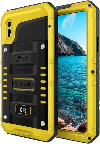 Miniatura 16 de Mitywah Funda impermeable para iPhone 7/iPhone 8 / iPhone SE 2020, funda de metal resistente de grado militar, protección de cuerpo completo