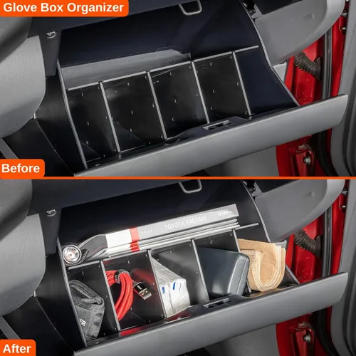 Miniatura 3 de Vehicle OCD - Divisor de consola central, bandeja y organizador de guantera para Toyota Tacoma (2005-2015) - Fabricado en Estados Unidos