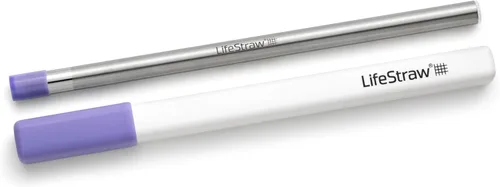 Miniatura 15 de LifeStraw Sip - Paja reutilizable de acero inoxidable para beber con filtro de agua Albaricoque