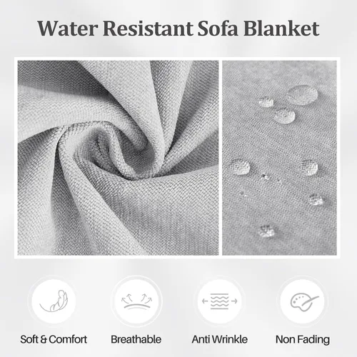 Miniatura 5 de Foreate Funda de Sofá Impermeable para Mascotas Extra Ancha Resistente al Agua Funda Seccional de Sofá Lavable para 3 Cojines Protectores de Sofá a
