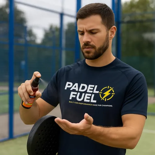 Miniatura 7 de Grip Spray – Fórmula de secado rápido de triple acción – Spray de manos antideslizante para deportes de pádel, tenis, pickleball y raqueta – Agarre