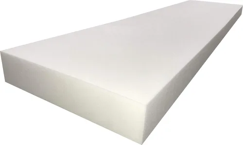 Miniatura 2 de Cojín de espuma de tapicería Foamtouch fabricado en EE. UU., Blanco