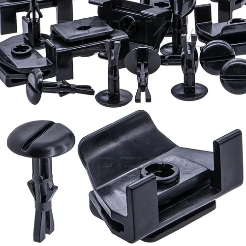 Rexka Juego de 5 clips y pasadores para guardabarros delantero y parachoques para Toyota Lexus 53879-58010 47749-58010 Avalon Camry Corolla 5 juegos.