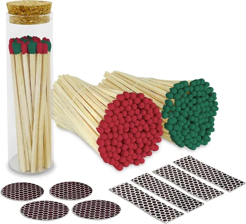 Miniatura 11 de Combina con los colores de tu elección en un frasco elegante recargable. Incluye Striker Strikers 300 cerillas artesanales de calidad Festivo