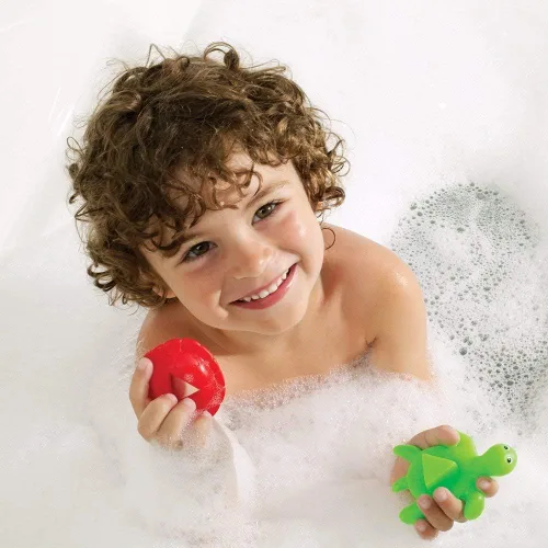 Miniatura 5 de Learning Resources Shape Shell Turtles, Learn Shapes, Juego de 8 juguetes de baño, a partir de 2 años