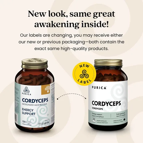 Miniatura 9 de PURICA Cordyceps - Suplementos de hongos, 120 cápsulas veganas, suministro de 30 días, apoya la energía, vitalidad, bienestar respiratorio, cuidado