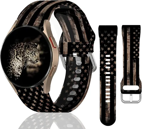 Miniatura 7 de Correas deportivas de silicona de 0.787 in compatibles con Galaxy Watch 6/Watch 5/Galaxy Watch 4 1.575 in 1.732 in/Classic 1.654 in 1.811 in/Watch 3
