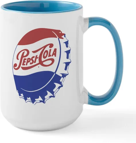 Miniatura 27 de CafePress Pepsi - Taza de café de cerámica (15.0 fl oz)