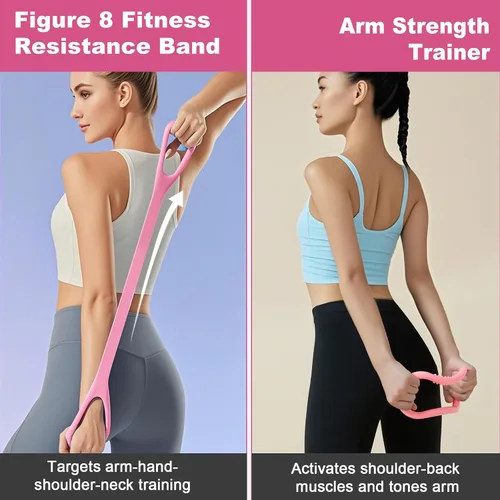 Miniatura 8 de Kit de pilates, equipo de pilates para entrenamiento en casa, juego de pilates para mujer con anillo de pilates de 13 pulgadas y bola, cinturón