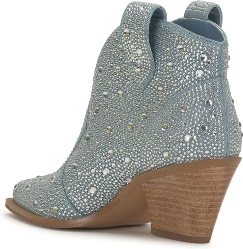Miniatura 7 de Jessica Simpson Botines puntiagudos de gamuza para mujer